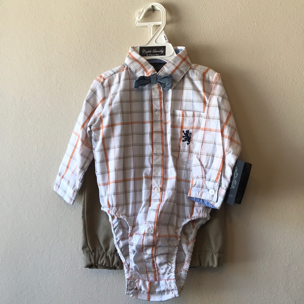 Baby boy dress shirt and pants